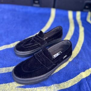 VANS Skate Penny Loafer Suede Women's 6.5 Sneakers Black VN000VA6BKA1 Men’s 5